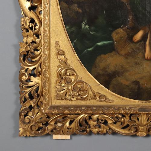 Giulio Aristide Sartorio, Allegory of Hope, Oil on Canvas, Framed For Sale - Image 11 of 16