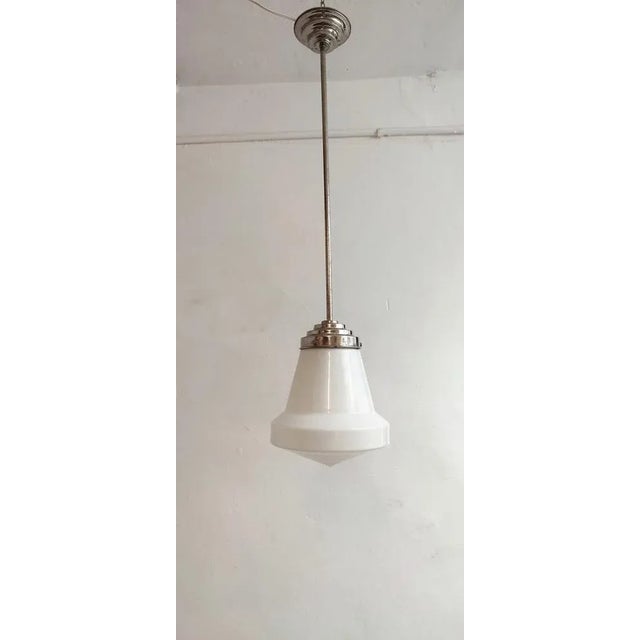 Art Nouveu Ceiling Lamp, Spain, 1930s For Sale - Image 9 of 9