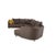 Onda Fabric Corner Sofa in Grey with Rounded Back by Rolf Benz For Sale - Image 9 of 13