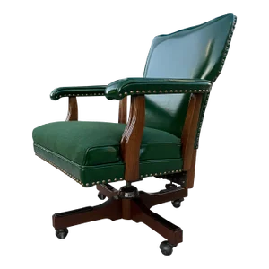 Gunlocke Style Traditional Swivel-Tilt Judicial Chair From Indiana Chair Company