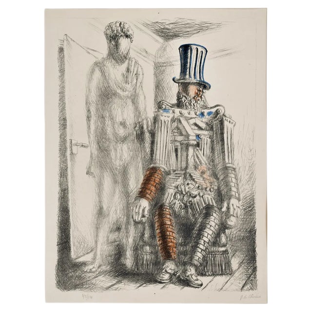 Le Retour du Fils Prodigue I - Original Lihtograph by G. De Chirico - 1929 1929 For Sale