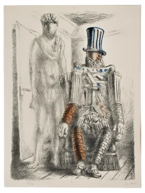 Le Retour du Fils Prodigue I - Original Lihtograph by G. De Chirico - 1929 1929