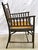 1950s Burnt Bamboo Cane Seat Dining Chairs- Set of 4 For Sale - Image 10 of 18
