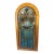 19th Century Victorian Stained Glass Dome Top Window Panel For Sale