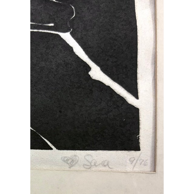 Metal Mid Century Print - Titled " a Kind of Eternity," Signed and Dated For Sale - Image 7 of 9