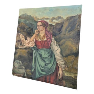 Munich School Artist, Genre Scene, Oil on Canvas, Late 19th Century For Sale