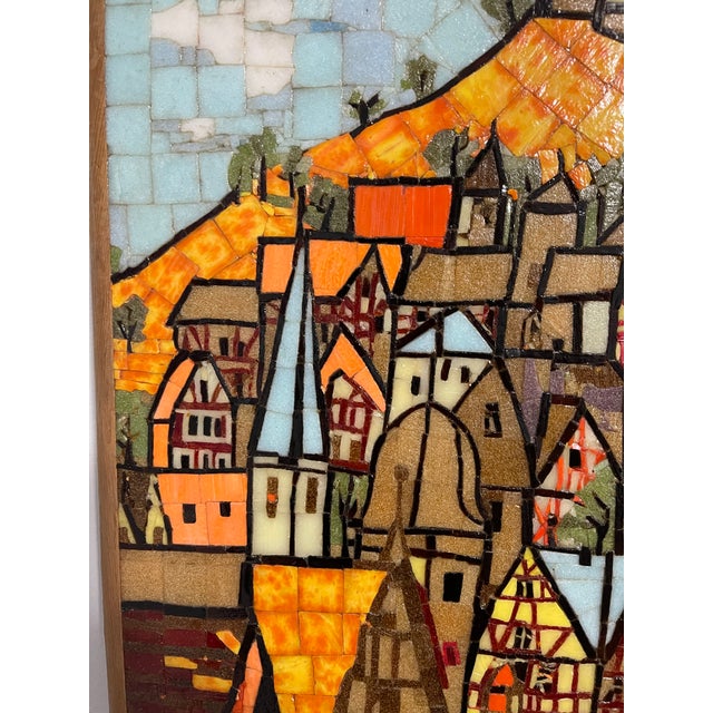 Vintage Mosaic Austrian Travel Poster by Earl Thollander by Dr. Stanley Cohen For Sale - Image 9 of 18