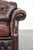 Chesterfield Club Chair in Red Flamed Cowhide Leather For Sale - Image 9 of 12