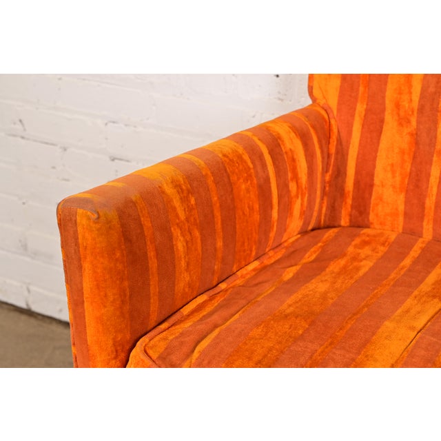 Metal Leon Rosen for Pace Collection Mid-Century Modern Chrome and Upholstered Dining Chairs, Set of Four For Sale - Image 7 of 14