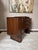 Antique Art Deco Oak Credenza Sideboard / Stepped Buffet Cabinet For Sale - Image 16 of 17