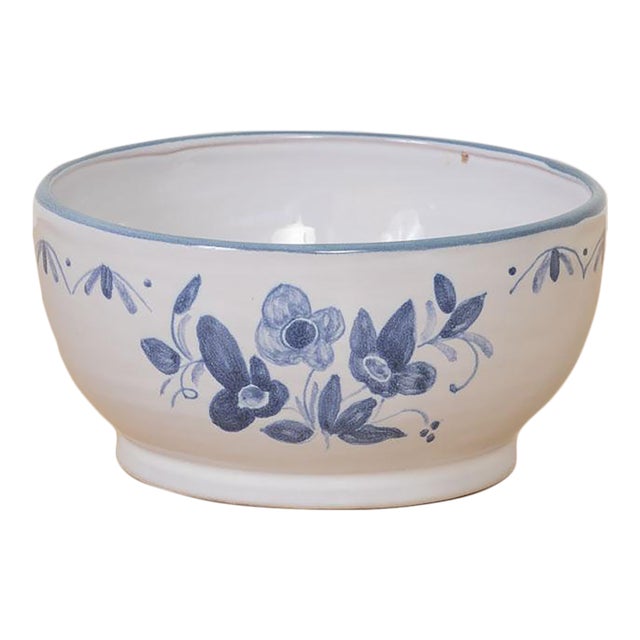 1950s Petite French Painted Bowl For Sale