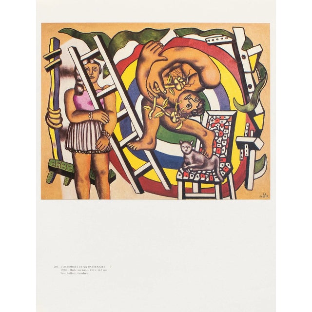 Pop Art 1990 After Fernand Leger "The Acrobat and His Partner", Full-Color Parisian Print For Sale - Image 3 of 9