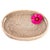 Artifacts Rattan Oval Tray 10"x8"x1.5" For Sale - Image 4 of 5