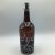 Silver Overlay Rye Decanter Antique Art Nouveau Amber Glass by La Pierre For Sale - Image 13 of 13