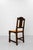 Vintage Spanish Oak Dining Chairs with Rush Seats, 1950, Set of 6 For Sale - Image 6 of 15