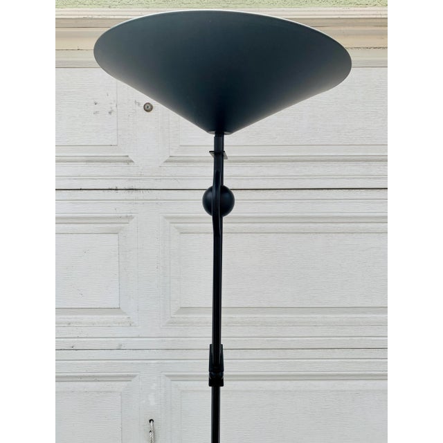 Postmodern Black Floor Lamp For Sale - Image 4 of 6