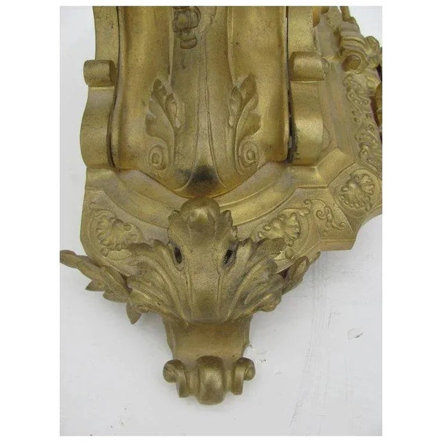 Late 19th Century Dore Bronze French Clock For Sale - Image 10 of 12