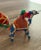 Yellow Vintage Hand-Crafted Stuffed Raj Cotton Embroidered Camel Toys/Ornaments Made in India For Sale - Image 8 of 10