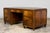 1930s French Art Deco Walnut Partner Desk With Leather Top For Sale - Image 17 of 18