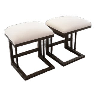Contemporary Finn Barstools Attributed to Four Hands Set of 2 For Sale