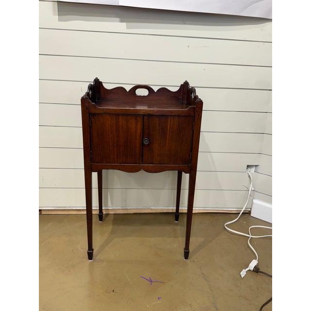English Bedside Table For Sale - Image 4 of 9
