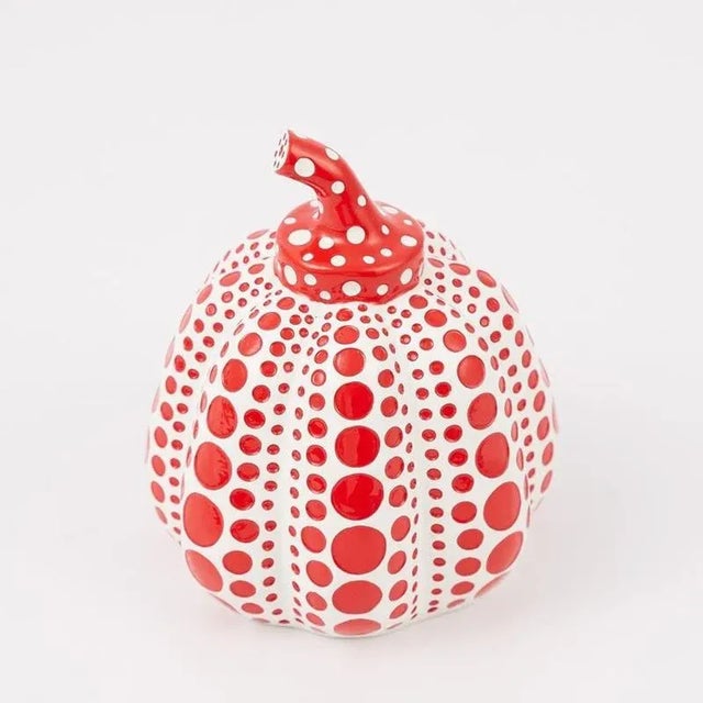 Yayoi KUSAMA Mini Pumpkin (Red/White) Edition of Kusama's famous pumpkin High quality, hand painted resin Limited edition...