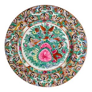Hand Painted Japanese Porcelain Thousand Butterflies Plate