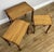 Wood Vintage French Louis Oak Nesting Tables, Set of 3 For Sale - Image 7 of 13