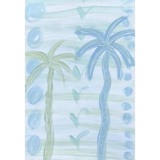 Sanibel Painted Palm Study II For Sale