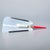 Red Mid-Century Modern Rocabilly White Ribbed Acrylic Glass Sconce, 1960s For Sale - Image 8 of 11