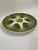 Ceramic Mid 20th Century French Orchies Olive Green Majolica Oyster Plate For Sale - Image 7 of 13