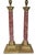 Early 20th Century Antique French Grand Tour Bronze & Red Breccia Marble Vendome Column Lamps - Pair For Sale - Image 5 of 17