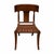 Mid Century Walnut Klismos Chairs With Leather Straps - 6 For Sale - Image 4 of 4