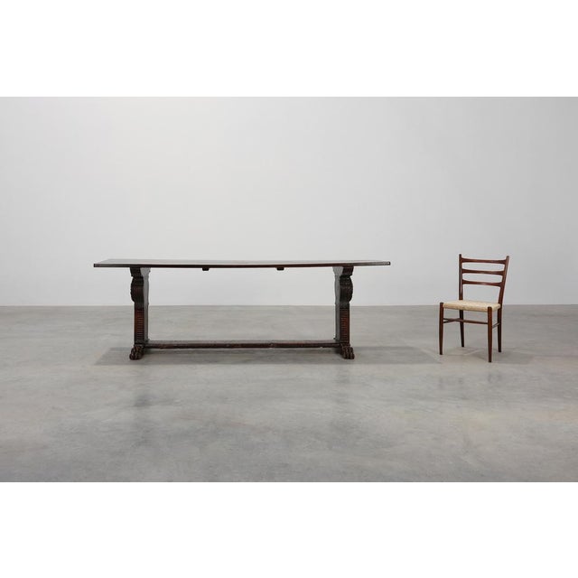 16th Century Renaissance Walnut Console Table, Tuscany For Sale - Image 3 of 18