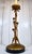 Mid-Century Modern Gilt Metal Lotus Table Lamp With New Shade, Italy For Sale In Philadelphia - Image 6 of 8