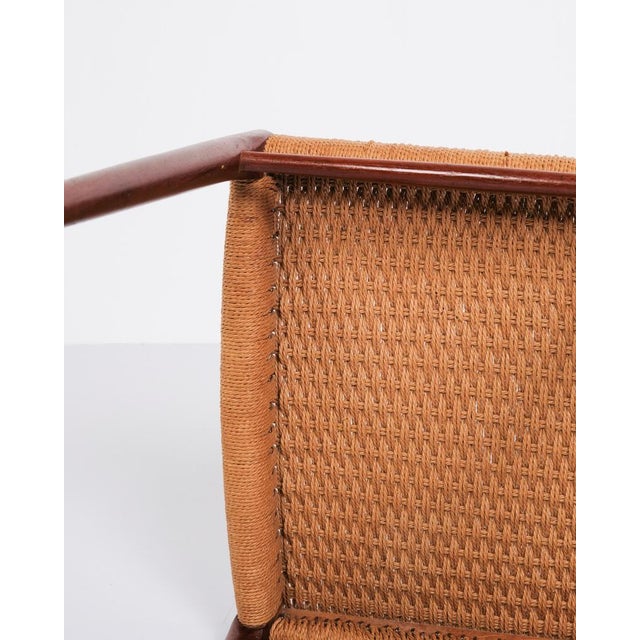 Model 75 Dining Chairs in Teak and Paper Wicker by Niels O. Møller for J.L. Møllers, 1960s, Set of 5 For Sale - Image 11 of 12