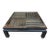 Mid-Century Modern Black Lacquer and Glass Table For Sale