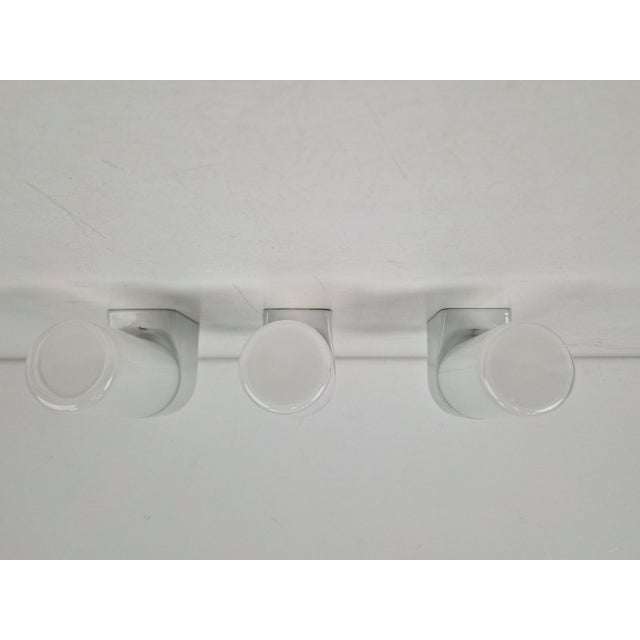 Glass Vintage Wall Lamps attributed to Wilhelm Wagenfeld for Lindner, 1950s, Set of 3 For Sale - Image 7 of 16