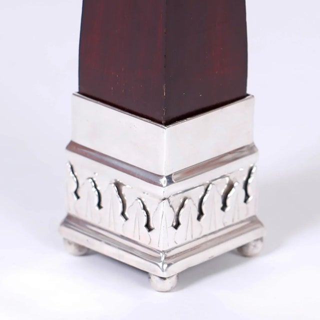 Early 21st Century Pair of Anglo Indian Obelisks For Sale - Image 5 of 7