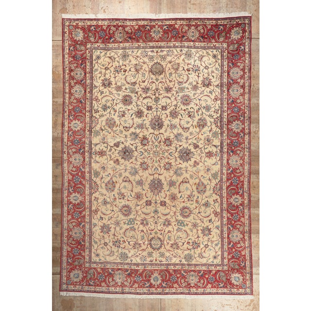 Vintage Persian Isfahan Rug, 13'00 X 19'00 For Sale - Image 10 of 10