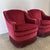 Vintage French Club Chairs in Red Velvet with Fringe Skirts, 1960s, Set of 2 For Sale - Image 11 of 14
