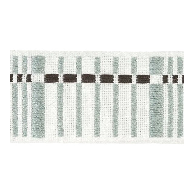 Sample - Schumacher Carmo Tape Medium in Sage For Sale