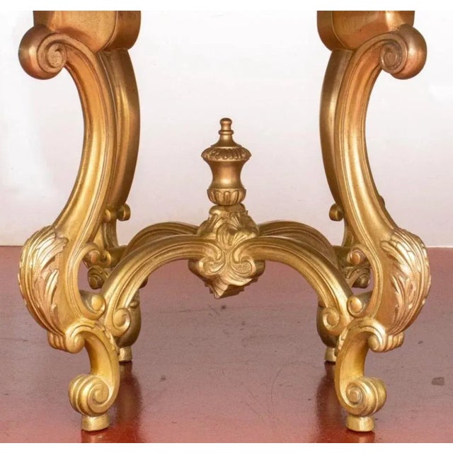 Maison Jansen 1960s Louis XIV Style Mirrored and Gilt Dining Table by Maison Jansen For Sale - Image 4 of 13