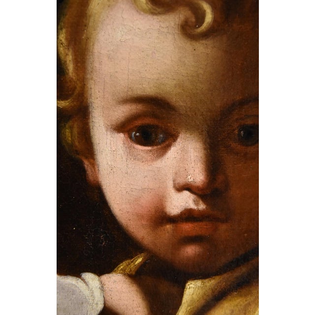 Workshop of Bartolomeo Schedoni, Portrait of a Child Alessandro Farnese Schedoni, 1630, Oil on Canvas For Sale - Image 9 of 16