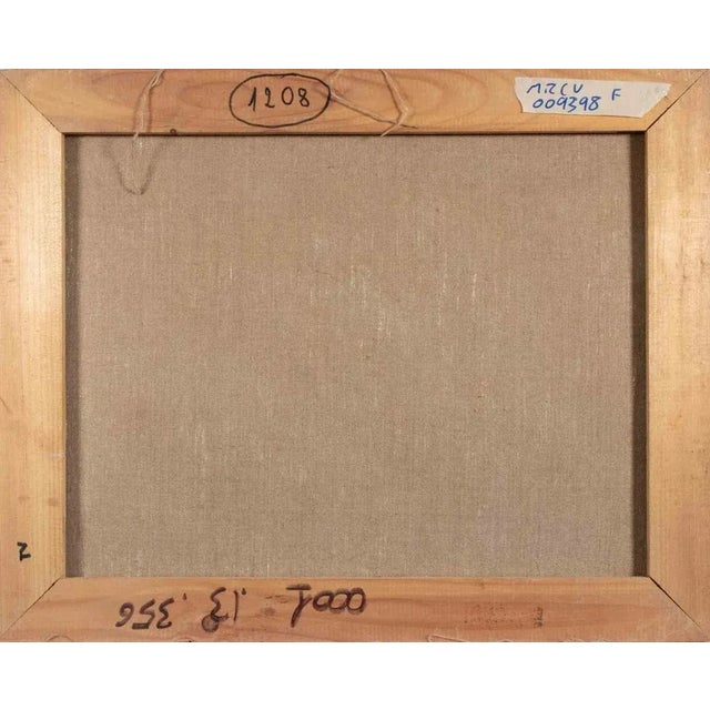 1970s Franco Marzilli, Roman Ruins, Oil Painting, 1970s For Sale - Image 5 of 6