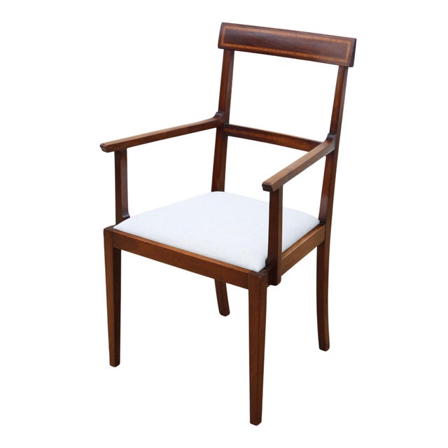 1900 - 1909 Antique Edwardian Art Nouveau Dining Chairs, Set of 8 For Sale - Image 5 of 12