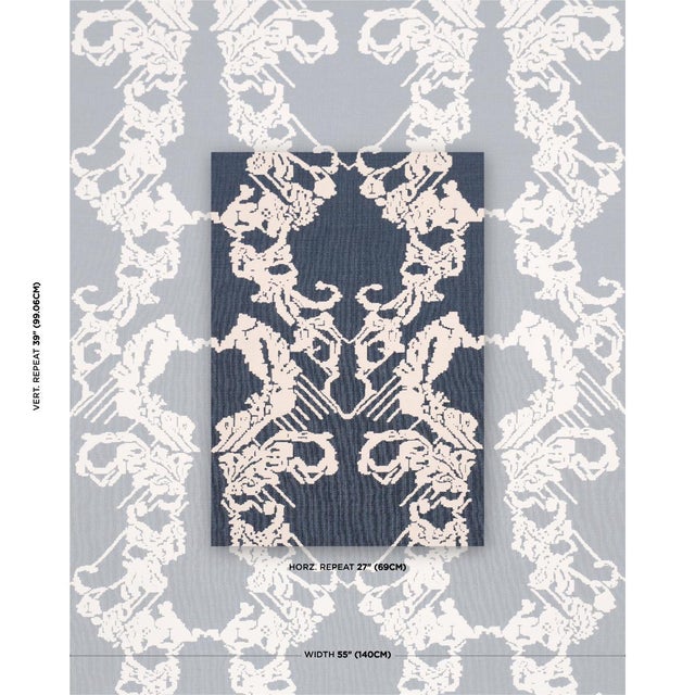 Created by our Paris design studio and inspired by an archival textile, Reversible Digital Damask is a thoroughly modern...