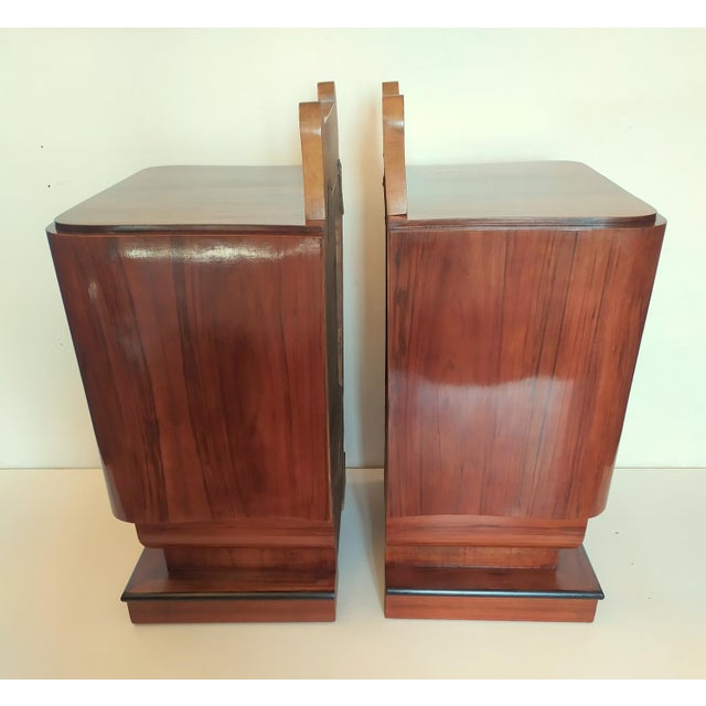 Art Deco Nightstands,1930s, Set of 2 For Sale - Image 11 of 12