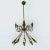 Italian Bronze Chandelier from Stilnovo, 1950s For Sale - Image 9 of 10