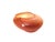 Contemporary Art Studio Santa Fe Artisan Signed Burnt Orange Organic Shape Glass Bowl 7.5" For Sale - Image 3 of 9